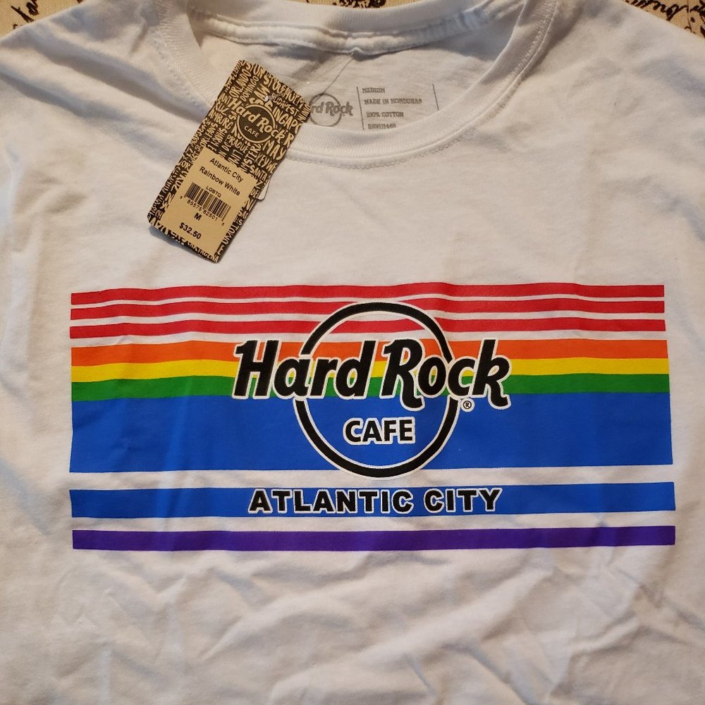 Hard Rock Cafe Atlantic City Women's Top, Sz M